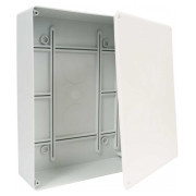 Коробка розподільча ПВХ для твердих стін з кришкою 255×205×68 мм сіра, KOPOS міні-фото