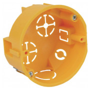 Коробка універсальна ПВХ для порожнистих стін ∅73×35 мм жовта, KOPOS міні-фото