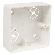 Коробка приборная ПВХ 81×81×28 мм для кабельных каналов белая, KOPOS мини-фото
