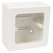 Коробка універсальна ПВХ 98×98×45 мм для кабельних каналів біла, KOPOS міні-фото