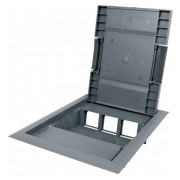 Рамка коробки KOPOBOX 57 для підлоги товщиною 57-75 мм темно-сіра, KOPOS міні-фото