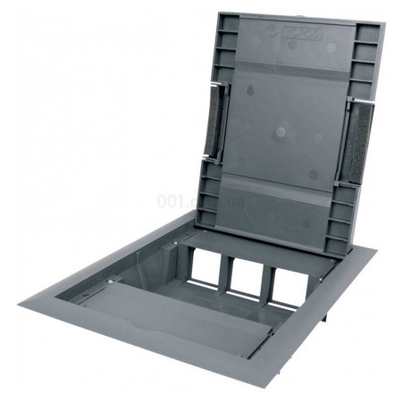 Рамка коробки KOPOBOX 57 для підлоги товщиною 57-75 мм темно-сіра, KOPOS (KOPOBOX 57_LB) фото
