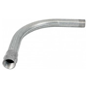 Коліно сталеве оцинковане з муфтою та різьбою P29 для сталевих труб, KOPOS міні-фото