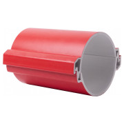Труба разборная однослойная ПВХ для подземной прокладки кабеля KOPOHALF ∅110 мм (длина 3 м) красная, KOPOS мини-фото