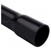 Труба жорстка ПВХ з розтрубом ∅16 мм (довжина 3м) 320Н/5см чорна, KOPOS міні-фото
