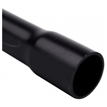 Труба жорстка ПВХ з розтрубом ∅16 мм (довжина 3м) 320Н/5см чорна, KOPOS (1516E_FA) фото