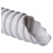 Труба гофрированная ПВХ армированная спиралью SPIROFLEX ∅16 мм 320Н/5см светло-серая (бухта 30 м), KOPOS мини-фото