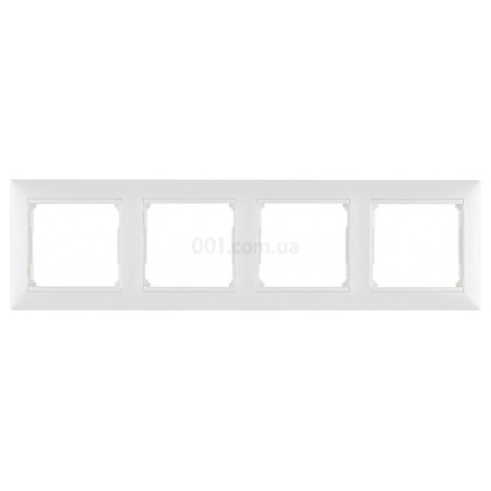Рамка 4-постовая универсальная Valena белая (индивидуальная упаковка), Legrand (694255) фото