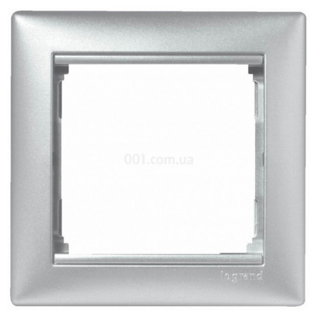Рамка 1-постовая универсальная Valena алюминий, Legrand (770151) фото