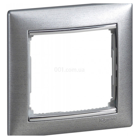 Рамка 1-постовая универсальная Valena алюминий матовый, Legrand (770331) фото