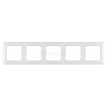 Рамка 5-постовая универсальная Valena белая, Legrand (774455) фото
