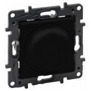Светорегулятор поворотный 300Вт Niloe Step черный, Legrand мини-фото