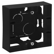 Коробка накладного монтажа 1-постовая Niloe Step черная, Legrand мини-фото