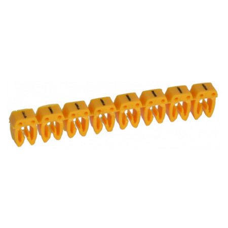 Маркер кабельный "-" 1,5-2,5 мм² CAB3 желтый, Legrand (038283) фото
