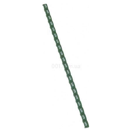 Маркер кабельный "5" Duplix зеленый, Legrand (038405) фото
