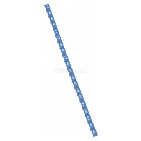 Маркер кабельный "6" Duplix синий, Legrand (038406) фото
