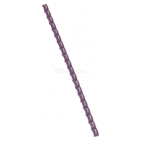 Маркер кабельный "7" Duplix фиолетовый, Legrand (038407) фото
