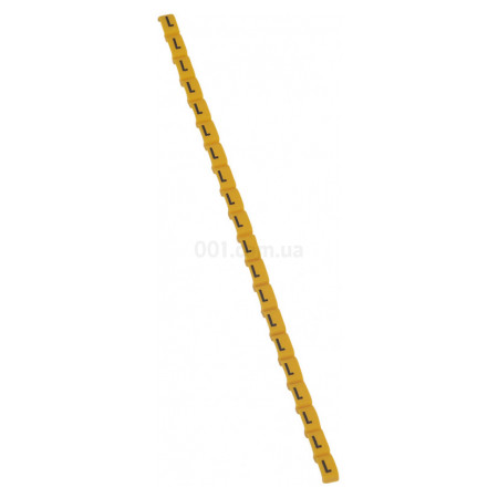 Маркер кабельный "L" Duplix желтый, Legrand (038421) фото