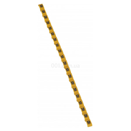 Маркер кабельный "M" Duplix желтый, Legrand (038422) фото