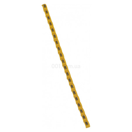 Маркер кабельный "R" Duplix желтый, Legrand (038427) фото