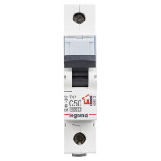 Автоматичний вимикач TX3 1P 50А хар-ка C 6кА, Legrand міні-фото
