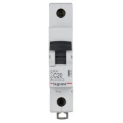 Автоматичний вимикач RX3 1P 20А хар-ка C 4,5кА, Legrand міні-фото