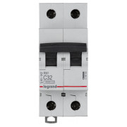 Автоматичний вимикач RX3 2P 32А хар-ка C 4,5кА, Legrand міні-фото