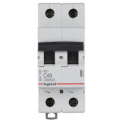Автоматический выключатель RX3 2P 40А хар-ка C 4,5кА, Legrand мини-фото