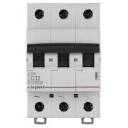 Автоматичний вимикач RX3 3P 32А хар-ка C 4,5кА, Legrand міні-фото