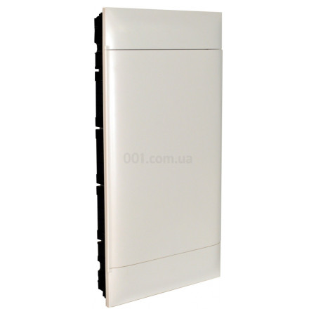 Корпус пластиковый встраиваемый Practibox S 4×12 белая дверь PE+N (для бетонных и кирпичных стен), Legrand (135144) фото
