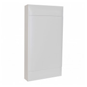 Корпус пластиковий накладний Practibox S 4×12 білі двері PE+N, Legrand міні-фото