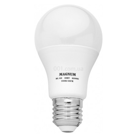 Светодиодная (LED) лампа BL60 10Вт 6500K 220В E27, Magnum (90020571) фото