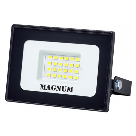 Прожектор светодиодный 20Вт черный 6500К IP65 slim FL12 ECO LED, Magnum (90018081) фото