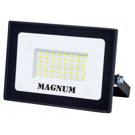 Прожектор светодиодный 50Вт черный 6500К IP65 slim FL12 ECO LED, Magnum (90018085) фото