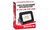 Прожектор светодиодный 20Вт 6500К IP65 slim FL ECO LED, Magnum изображение 5 (упаковка)