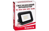Прожектор светодиодный 30Вт 6500К IP65 slim FL ECO LED, Magnum изображение 5 (упаковка)
