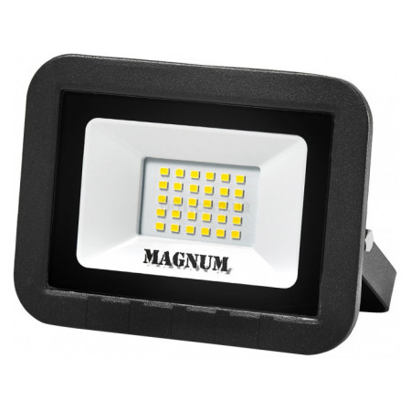 Прожектор светодиодный 30Вт 6500К IP65 slim FL ECO LED, Magnum (90020420) фото