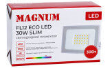 Прожектор светодиодный 30Вт белый 6500К IP65 slim FL12 ECO LED, Magnum изображение 5