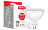 Упаковка світлодіодної лампи MAXUS 1-LED-513-01 MR16 5W 3000K GU5.3 зображення