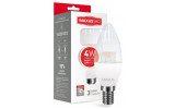 Упаковка світлодіодної лампи MAXUS 1-LED-5313 C37 CL-C 4W 3000K E14 зображення