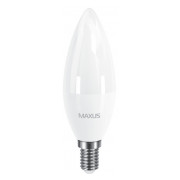 Світлодіодна лампа 1-LED-5317 C37 CL-F 8Вт 3000K E14, MAXUS LED міні-фото