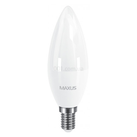 Світлодіодна лампа 1-LED-5317 C37 CL-F 8Вт 3000K E14, MAXUS LED фото