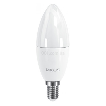 Світлодіодна лампа 1-LED-533-01 C37 6Вт 3000K E14, MAXUS LED фото