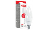Упаковка светодиодной лампы MAXUS 1-LED-533-01 C37 6W 3000K E14 изображение