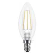 Светодиодная лампа 1-LED-538 C37 (филамент) 4Вт 4100K E14, MAXUS LED Светодиодная лампа 1-LED-538 C37 (филамент) 4Вт 4100K E14, MAXUS LED мини-фото