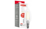 Упаковка світлодіодної лампи MAXUS 1-LED-540-01 C37 FM-T (філамент) 4W 4100K E14 зображення