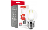 Упаковка светодиодной лампы MAXUS 1-LED-545-01 G45 FM (филамент) 4W 3000K E27 изображение
