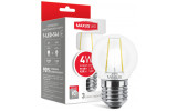 Упаковка світлодіодної лампи MAXUS 1-LED-546 G45 (філамент) 4W 4100K E27 зображення