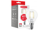 Упаковка светодиодной лампы MAXUS 1-LED-547 G45 (филамент) 4W 3000K E14 изображение