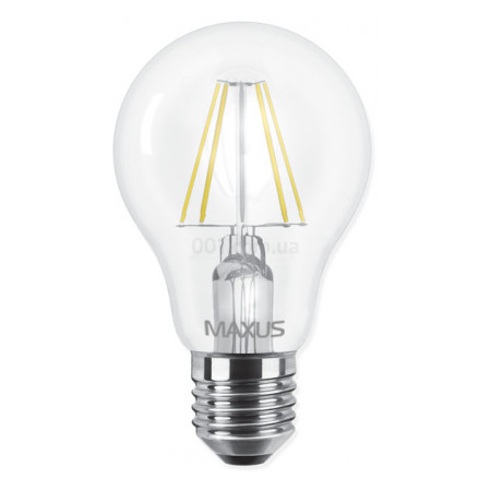 Світлодіодна лампа 1-LED-565 А60 (філамент) 8Вт 3000K E27, MAXUS LED фото